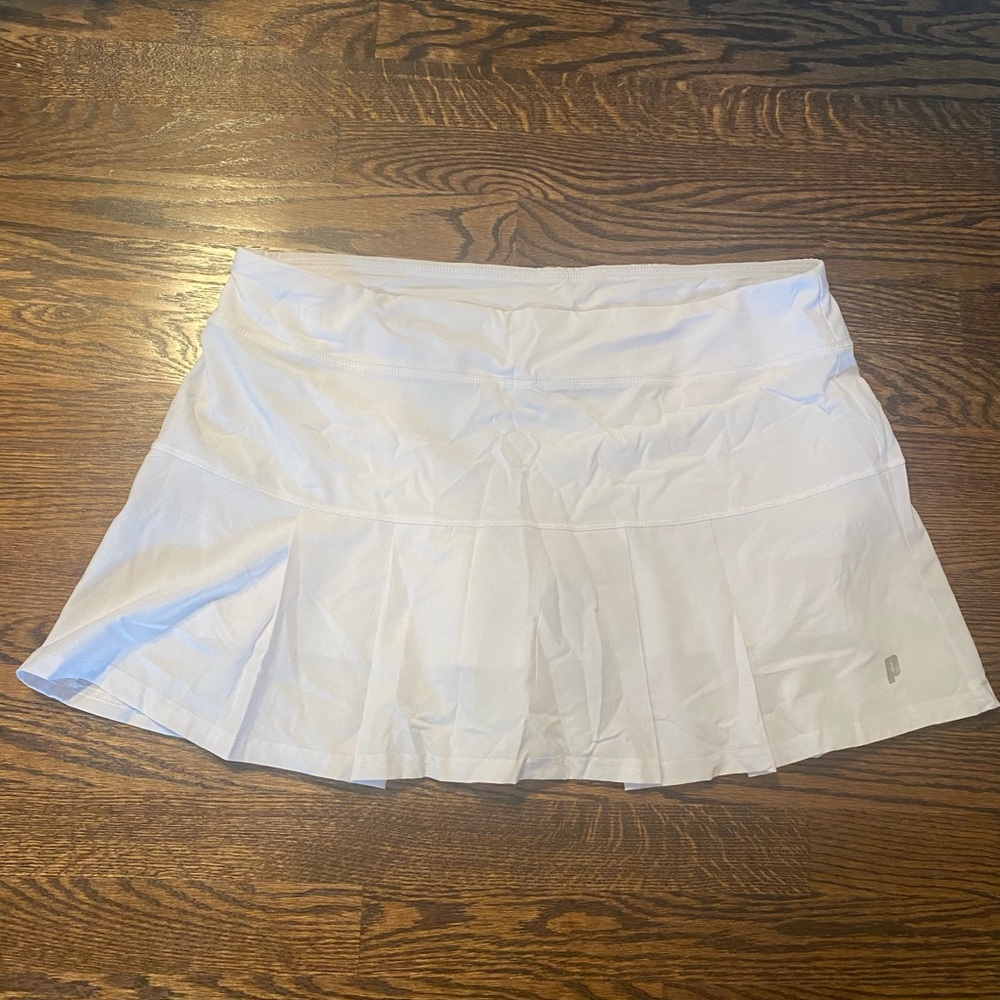 Prince White Women's Skirt pleated size xl